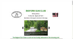 Desktop Screenshot of bigforkgunclub.com